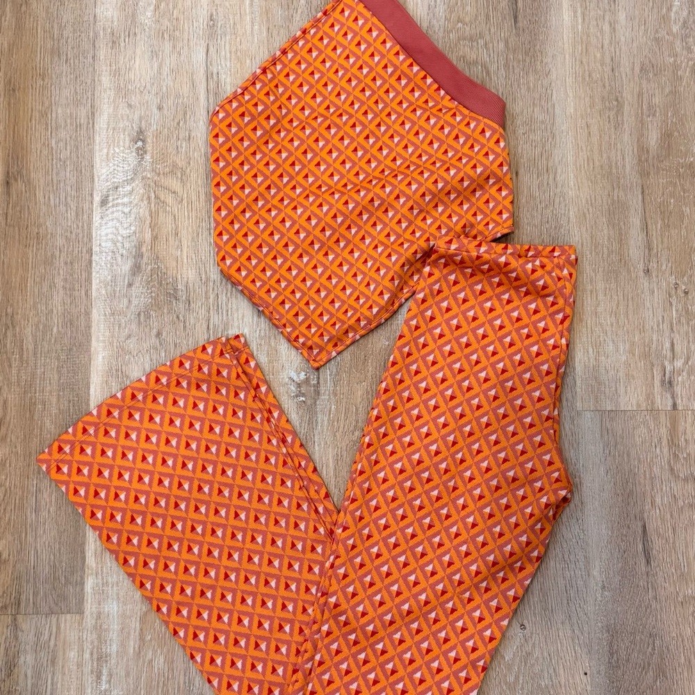 Zara Multicolor Geometric Patterned Pants